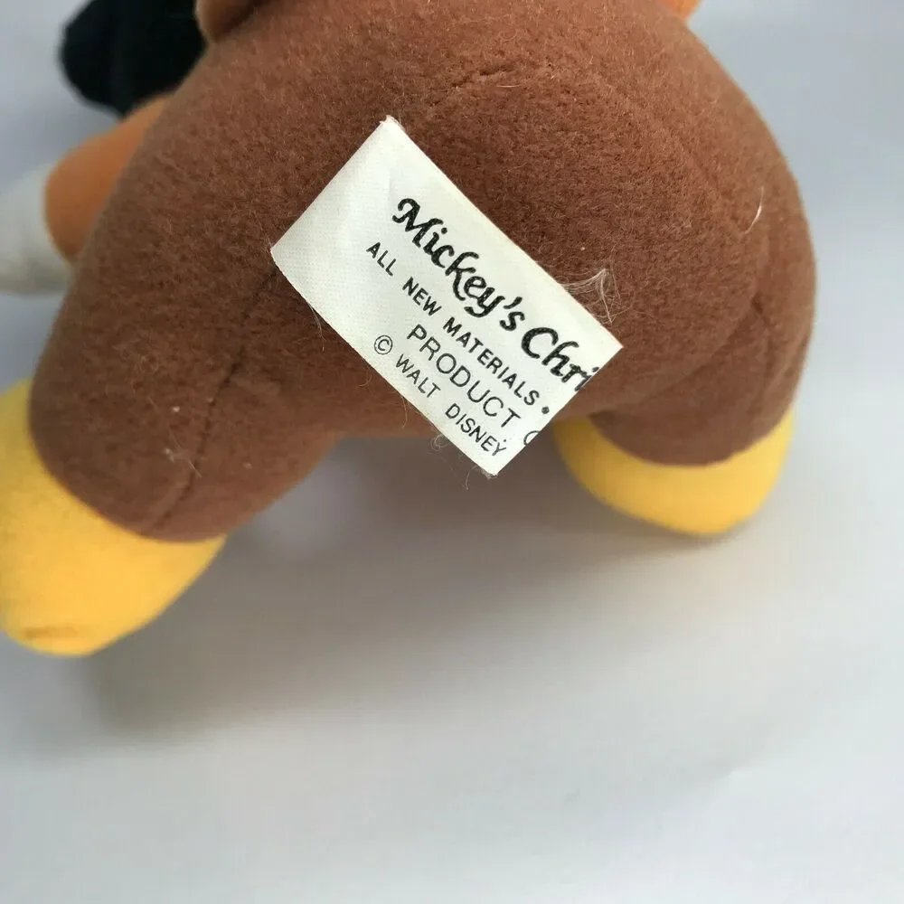 Vintage 1984 Hardee’s Disney Mickey’s Christmas Carol Plush Toy MICKEY MOUSE 7